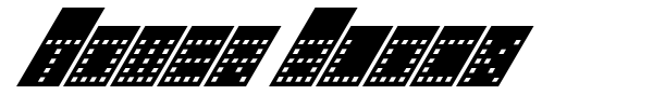 Tower Block font preview
